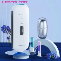 Lescolton Newest Sapphire Laser Hair Removal IPL Epilator Home Use Ice Cool Permanent Hair Remove Bikini Trimmer for Women Men