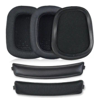 G633 Replacement Ear Pads Cushions Headband Kit for Logitech G933 G635 G935 G633S G933S Gaming Headset Earpads foam Pillow Cover