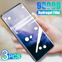 3PCS Full Cover Hydrogel Film on the For OnePlus 7 7T Screen Protector For OnePlus 6 6T 5 5T 3 3T 7 7T Protective Film
