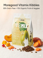 Moregood Vitamix Dog Kibbles Daging Itik & Pear Makanan Anjing Slow baked dengan Protein Tinggi