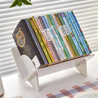 Book Storage Rack Transparent Dvd Holder Large-capacity Plastic Dvd Display Stand Organize Albums Store Music for Music