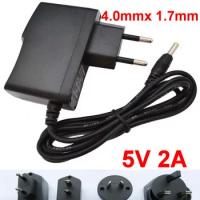 1pcs 5V 2A Charger Power Adapter Supply DC 4.0*1.7mm for Android TV Box for Sony PSP 1000 2000 3000 for Xiaomi mibox 3S