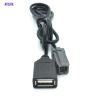 Car USB cable Adapter Conector Audio cable aux INPUT to Media CD player data line For Toyota Camry RAV4 LEXUS 3.5mm aux usb