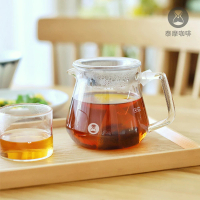 【TIMEMORE 泰摩】咖啡分享壺 600ml 透明(耐熱玻璃壺 茶壺)