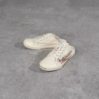 BALENCIAGA Sepatu BALENCIAGA PARIS GRAFFITI SPRAY BLACK CREAM MULES SNEAKER 100% ORIGINAL