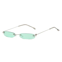 Anime Cosplay Props Saiki Kusuo Glasses Green Lens Sunglasses Small Frame Daily Cos Fashion Eyewear Unisex