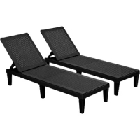 Outdoor Chaise Lounge Chair Set of 2 for Outsides Pool Patio, Outdoor Chaise Lounge Chair