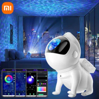 Xiaomi Astronaut Galaxy Projector Starry Sky Night Light LED With Bluetooth Speaker RGB Lamp For Children Gift Bedroom Decor