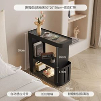 內地直送 - 超窄床頭櫃置物架|小型收納櫃臥室家用可移動邊幾沙發側邊櫃|床邊桌（平行進口）