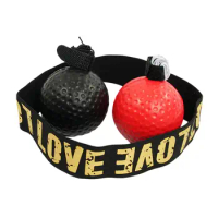 Boxing Reflex Ball Headband Set Boxing Ball on String Hand Eye Coordination Training for Home Gym Mma Exercise Fitness Women Men