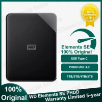 NEW Western Digital WD Elements SE USB 3.0 Portable Storage 2.5inch PHDD 1TB 2TB 4TB 5TB for PC Mobile phones laptops computers