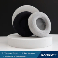 Earsoft Replacement Cushions for Logitech H600 H340 H330 H609 Headphones Cushion Velvet Ear Pads Headset Cover Earmuff Sleeve