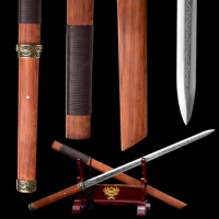 Han Dynasty sword Traditional Chinese handmade sword High toughness carbon steel blade high-end collection sword