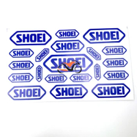Motorcycle Electric vehicle racing helmet sticker FOR SHOEI waterproof decorative film universal logo sticker