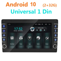 2+32G 1Din 9" Android 10 Auto Radio Car Multimedia Player Gps Navigation 1 din Audio Stereo WIFI Autoradio USB Universal