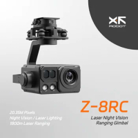 XF-Z8RC 1500X Hybrid Zoom 20X Optical Camera 1800M Laser Rangefinder Night Vision 4K Gimbal Payload Quick-Release Connector