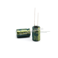 30pcs 400V10UF volume 10x17MM electrolytic capacitor high frequency low resistance LED drive power filter 10UF400V