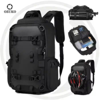 OZUKO Hot-sell Men's Skateboard Anti-theft Laptop Backpack New Waterproof Hiking Fitness Bag College Sports Travel Backpack