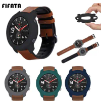 FIFATA Colorful Soft Silicone Watch Protective Case For Huami Amazfit GTR 47/42mm Smart Watch Replace Watch Case For Amazfit GTR