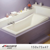 【JTAccord 台灣吉田】T-120-150 嵌入式壓克力浴缸(150cm空缸)
