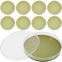10 Pcs Agar Test Kit Plastic Plates for Experiment Lab Dish Portable Prepoured Dishes