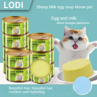 Canned Cat Goat's Milk &amp; Egg Nog Canned Cat Staple Adult &amp; Kitten Snacks