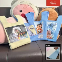 Tas Selempang Tote Bag Rajut Handmade Lucu Motif Karakter Ne Zha, Ao Bing & Taiyi Zhenren Big - Ne Z