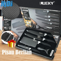 6 Pcs Pisau Set Kualitas Tinggi Stainless Steel Multifungsi Pisau Koki Alat Dapur Knife Set High Qua