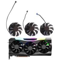 PLD09220S12HH DC12V 0.55A 4Pin for EVGA GeForce RTX3070 3070ti 3080 3080ti 3090 24GB FTW3 Graphics Card Fans Cooling