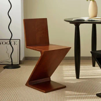 Ash Wood Z Chair, Sturdy Negotiation , Heavy-duty Office Chair, Vintage Dining Chair, Modern Ergonomic Seating, Stylish