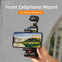 Front Phone Holder Mount Handheld Tripod Expansion Brackets for DJI Osmo Pocket 3
