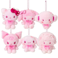 小禮堂 【限購】Sanrio 三麗鷗 絨毛玩偶吊飾 (2025櫻系列) Kitty 美樂蒂 piano