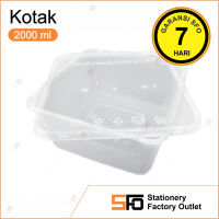 Thinwall Food Container Kotak 2000 ml isi 25 pcs
