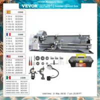 VEVOR 750W Metal Lathe Machine Brushless 8.3"x29.5" / 210mm*736mm 50-2500RPM Continuously Variable for DIY Metal Working Turning