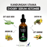 IVOGRY SERUM KETOMBE PSIORASIS DERMATITIS SEBOROIK | SERUM TETES KETOMBE MEMBANDEL Gatal Kering Pere