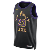 NIKE Men Basketball Lebron James Lebron James Los Angeles Lakers City Edition 2023/24 Dri-Fit Nba Sw