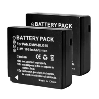 TWO (2) DMW-BLG10E BLG10GK Battery For Panasonic Lumix DMC-LX100 DC-GX9