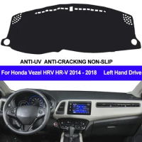 Car Dashboard Cover Dash Mat Dash Pad DashMat Carpet ANti-UV NON-Slip For Honda Vezel HRV HR-V 2014 2015 2016 2017 2018