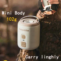 Naturehike Outdoor Mini Portable Multifunction Inflatable Air Pump Camping Inflatable Swimming Ring Lighting Inflatable Air Pump
