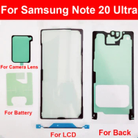For Samsung Galaxy Note 20 Ultra SM-N985 SM-N986 4G 5G Back Battery Cover Camera Lens Front LCD Rear Frame Adhesive Sticker