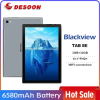 Blackview Tab 8E 2020 New 10.1 Inch WIFI 3GB 32GB ROM Tablet PC 13MP Rear Camera 6580mAh Big Battery Octa Core Android 10 Tablet