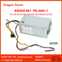 New For HP 86 89 280 480 400 600 800G3 G4 G5 Power Supply 400W PA-3401-1 PA-3401-1HA 942332-001 PCG007