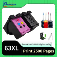 Remanufactured Printer Ink Cartridge Replacement for HP 63XL HP63 for HP DeskJet 1110 1112 2130 2132 2134 3630 3830 ENVY 4520