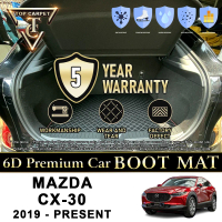 Top Carpet MAZDA CX-30 ( 2019 - 2026 ) CX30 Car Boot Mat PU Leather Cargo Mat Trunk Carpet Boot Line