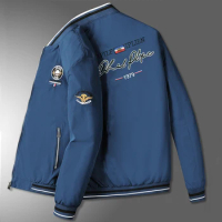 Flight jacket for men Spring and Autumn 2023 new fashion brand casual plus-size plankton Shuai embroidered baseball uniform