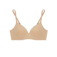 BRALESS เสื้อชั้นในไม่มีโครง Seamless Fit รุ่น Pretty Perfect  รหัส SBU9400CD สีเนื้อเข้ม