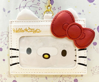 【震撼精品百貨】Hello Kitty 凱蒂貓 KITTY日本SANRIO三麗鷗 證件套伸縮繩-白*45036 震撼日式精品百貨