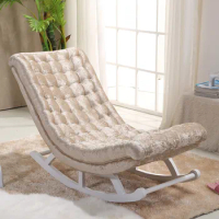 Lazy Sofa Nap Adult Rocking Chair Recliner Chair for Elderly Pregnant Woman Single Leisure Balcony Living Room Easy Chair