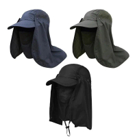 Topi Mancing Masker ala Tentara Jepang Anti Panas UV Matahari Fishing Hat MH011