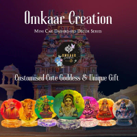 Mini Car Dashboard Deco - Hindu God Decorations Supplies